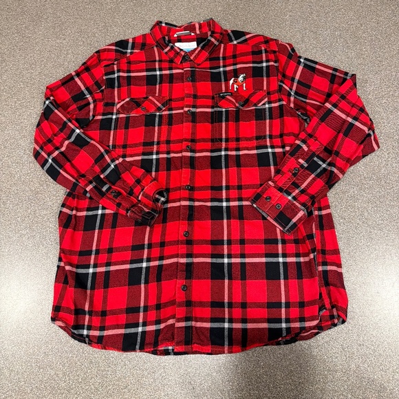 Men’s Columbia UGA flannel shirt Size XXL Georgia Bulldogs - Picture 1 of 3